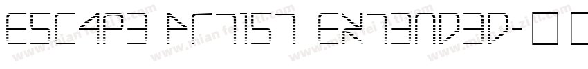 Escape Artist Extended字体转换